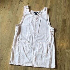 Blush Boxy Denim Jumper